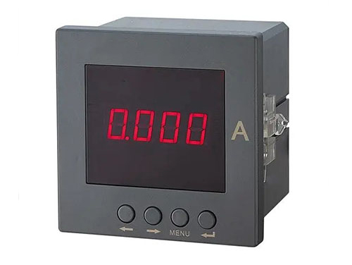 Digital single-phase ammeter