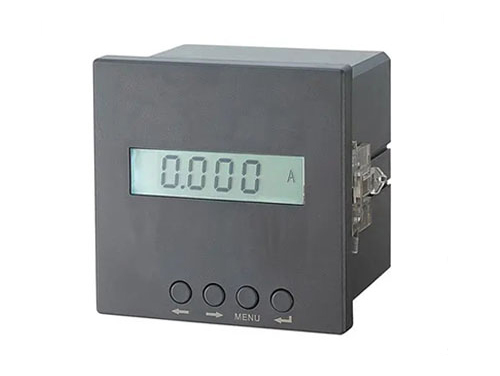 Liquid crystal single-phase ammeter